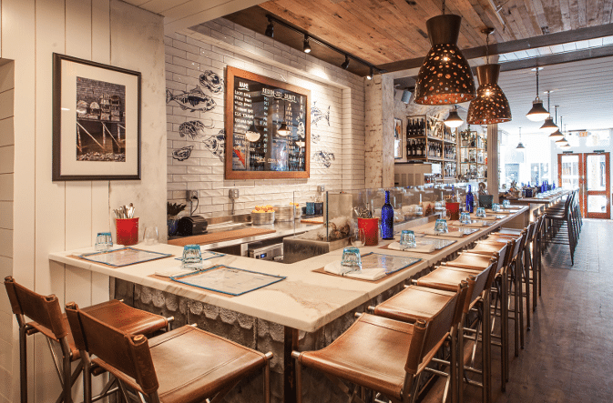 Commerical open kitchen with Adande drawers