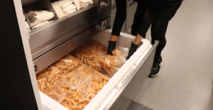 fries in an adande refrigerated drawer