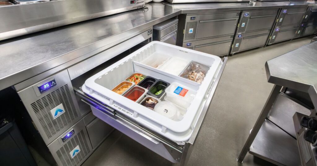 Adande VCS2 undercounter refrigerated drawers